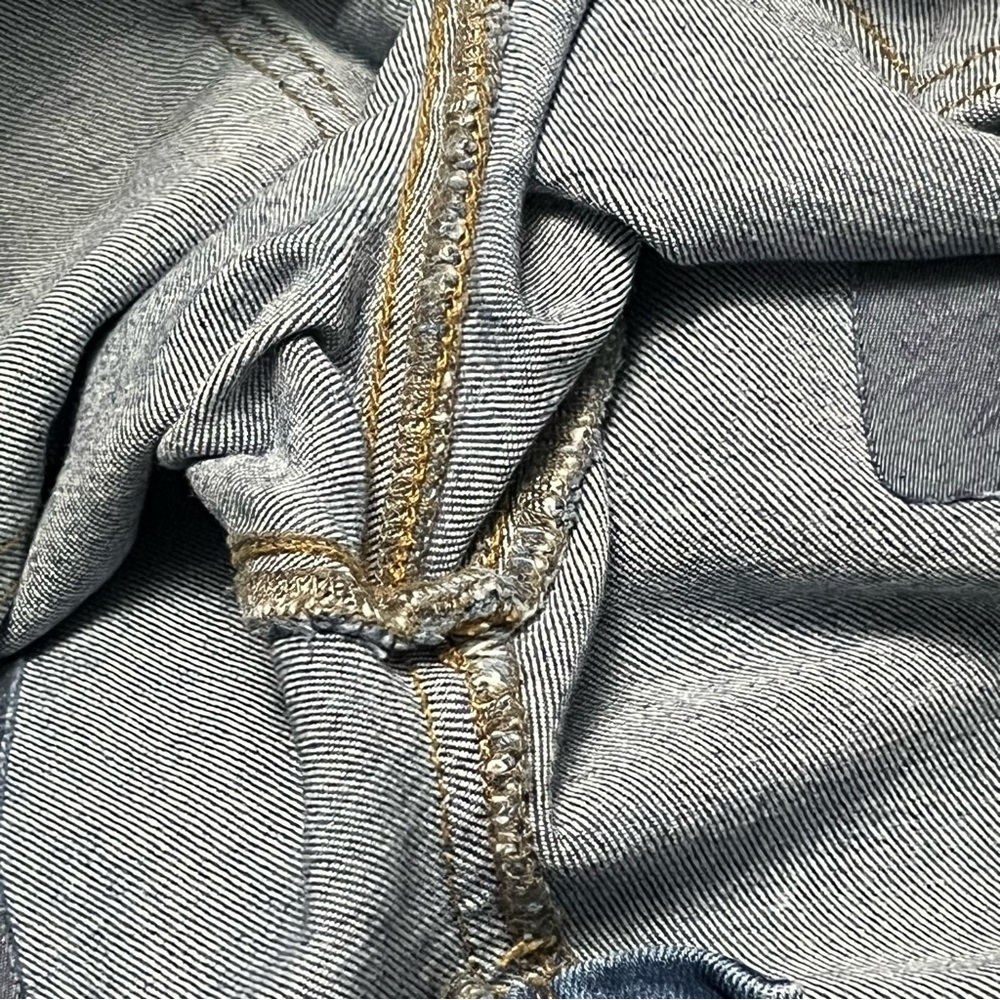 NOISY MAY Lucy NW Slim distressed denim jeans women’s size 28 mid rise blue - Picture 11 of 13